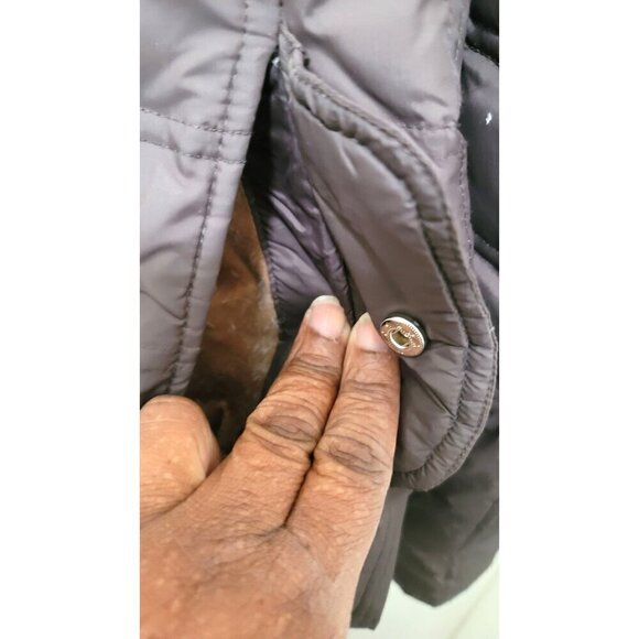 Abercrombie & Fitch Womens Quilted Puffer Jacket With Hood - Size M - Picture 12 of 16